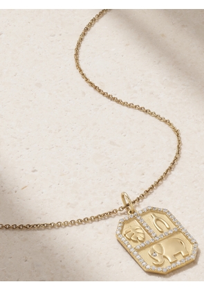 Sydney Evan - Icon 14-karat Gold Diamond Necklace - One size