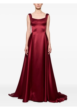 Atu Body Couture square-neck A-line dress - Red