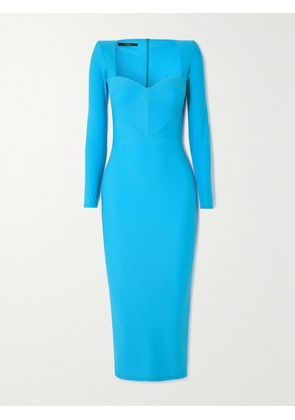 Alex Perry - Lennon Stretch-jersey Midi Dress - Blue - UK 4,UK 6,UK 8,UK 10,UK 12,UK 14,UK 16,UK 18,UK 20