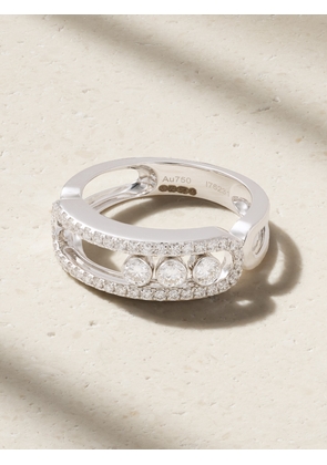 Messika - Move Classic 18-karat White Gold Diamond Ring - 51,52,53,54