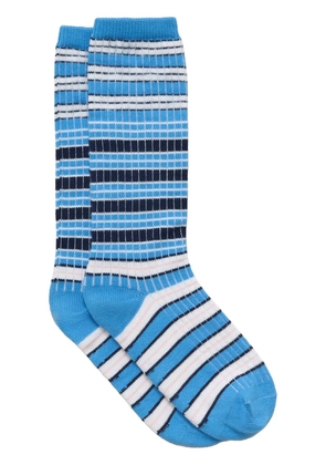 Marni striped socks - Blue