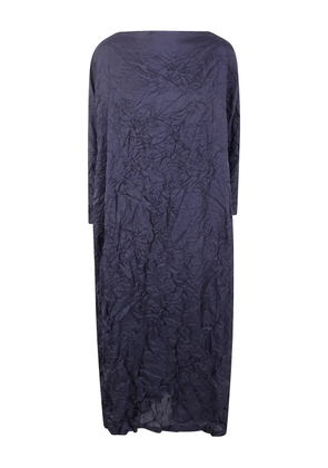 Daniela Gregis textured silk dress - Blue
