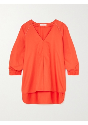 Max Mara - Leisure Pordoi Cotton-sateen Blouse - Red - UK 2,UK 4,UK 6,UK 8,UK 10,UK 12,UK 14,UK 16,UK 18