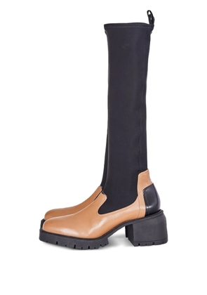 Gloria Coelho leather boots - Brown