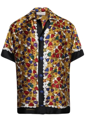 J. Logan Home Sidney silk short-sleeved shirt - Yellow