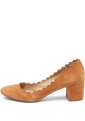 Chloé Pre-Owned 50mm Lauren pumps - Brown