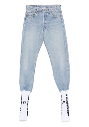PROTOTYPES elastic-panelled jeans - Blue