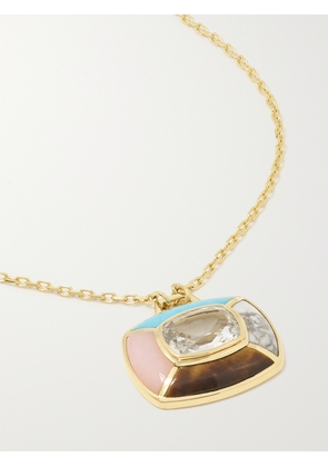Emily P. Wheeler - + Net Sustain Bernadette Mini Patchwork 18-karat Recycled Gold Multi-stone Necklace - One size