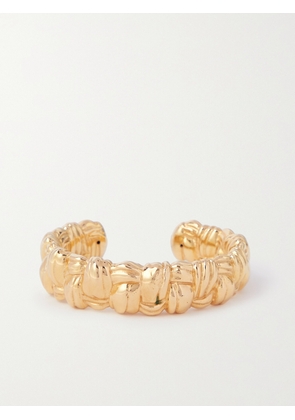 Bottega Veneta - Intrecciato Gold-plated Cuff - S,M,L
