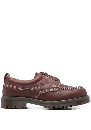 Dr. Martens Lowell contrast-stitching leather loafers - Red