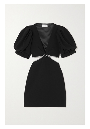 A.L.C. - Hazel Crystal-embellished Cutout Cady Mini Dress - Black - US0,US2,US4,US6,US8,US10,US12,US14