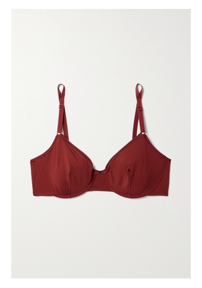 Eres - Ilona Stretch-jersey Underwired Soft-cup Bra - Burgundy - 32B,34B,36B,38B,32C,34C,36C,38C,32D,34D,36D,38D
