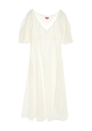 Kenzo Pre-Owned 2010s cotton midi dress - White