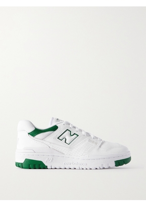 New Balance - 550 Mesh-trimmed Leather Sneakers - White - US4,US4.5,US5,US5.5,US6,US6.5,US7,US7.5,US8,US8.5,US9,US9.5,US10,US10.5,US11