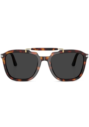 Persol tortoise-shell square frame sunglasses - Brown