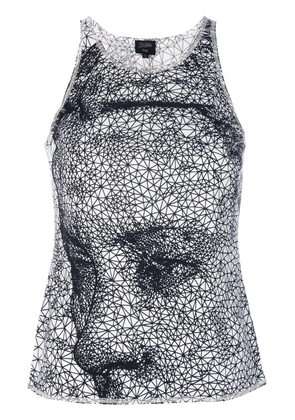 Jean Paul Gaultier Pre-Owned printed top - Black