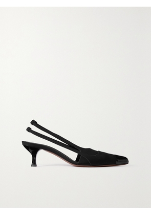 NEOUS - Petra Stretch-faille Slingback Pumps - Black - IT35,IT36,IT37,IT37.5,IT38,IT38.5,IT39,IT39.5,IT40,IT40.5,IT41