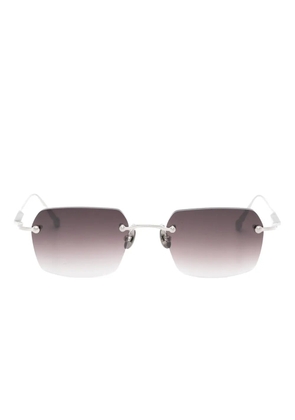 Matsuda rectangle-frame sunglasses - Silver