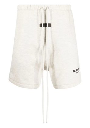 FEAR OF GOD ESSENTIALS logo-print drawstring track shorts - Neutrals