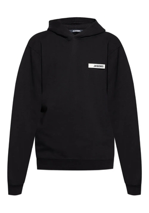 Jacquemus cotton hoodie - Black