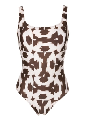 Lenny Niemeyer Puglia open-back swimsuit - Brown