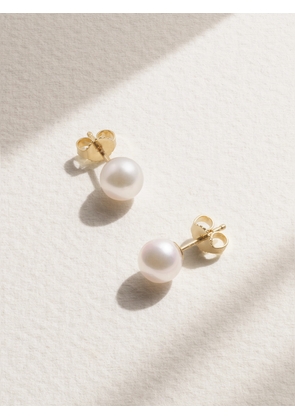 Mikimoto - 18-karat Gold Pearl Earrings - White - One size