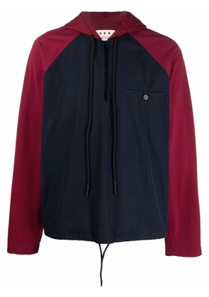 Marni colour-block panelled jacket - Blue