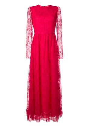 Philosophy Di Lorenzo Serafini lace detail evening dress - Red