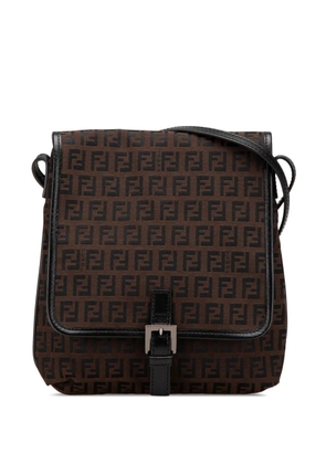 Fendi Pre-Owned 2000-2010 Zucchino Canvas crossbody bag - Brown
