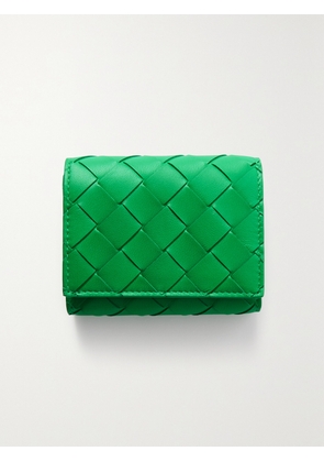 Bottega Veneta - Intrecciato Leather Wallet - Green - One size