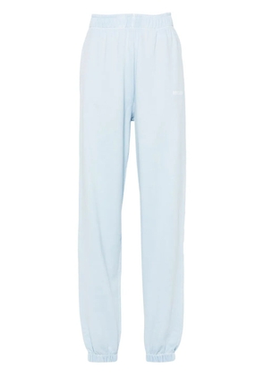 HUGO logo-embroidered cotton track pants - Blue
