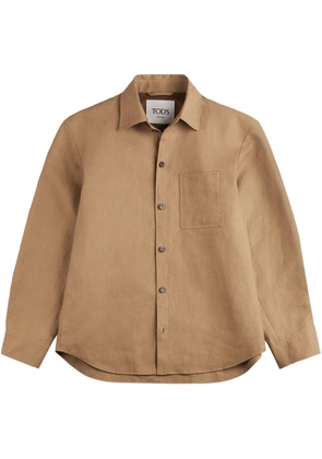 Tod's tailored shirt - Neutrals