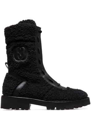 Bally Enga faux-shearling boots - Black