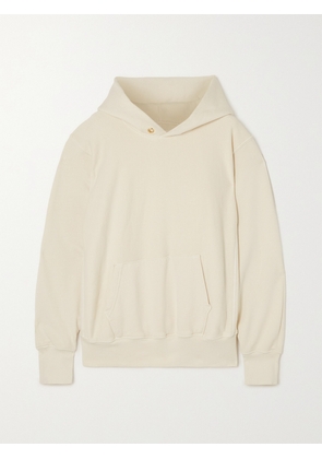 Les Tien - Cotton-jersey Hoodie - Cream - xx small,x small,small,medium,large,x large,xx large