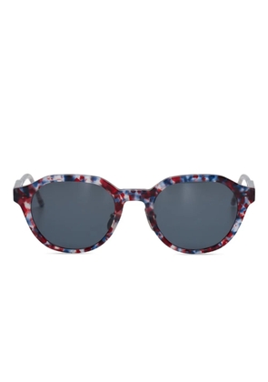 Thom Browne Eyewear acetate oval-frame sunglasses - Red