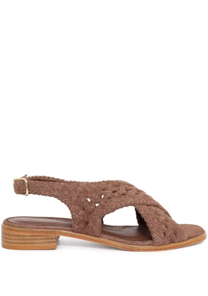 Sarah Chofakian Isolde sandals - Brown