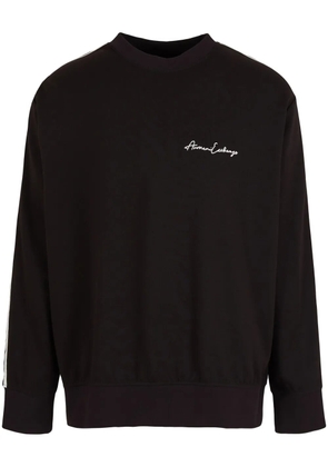 Armani Exchange logo sweater - Black