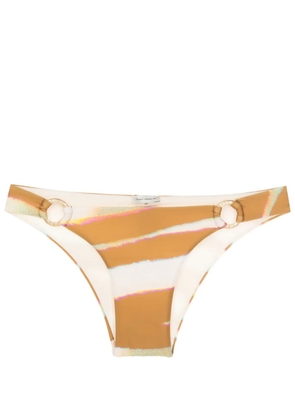 Lenny Niemeyer Oryx abstract-print bikini bottoms - Neutrals