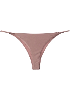 Fleur Du Mal Luxe silk cheeky - Brown
