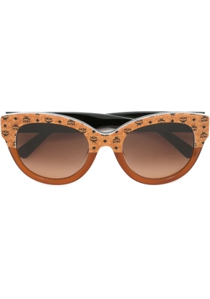 MCM round frame sunglasses - Brown