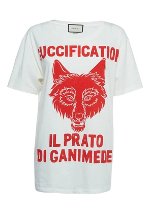 Gucci Pre-Owned graphic-print T-shirt - White