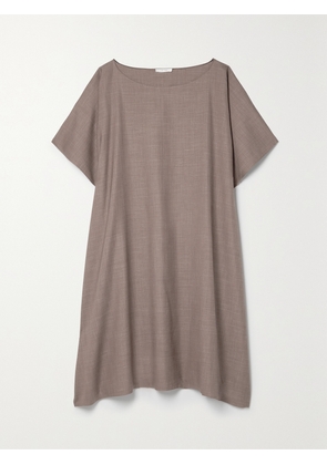 The Row - Janita Wool-blend Midi Dress - Brown - x small,small,medium,large,x large