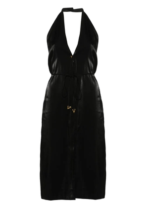 AERON Seraphine belted midi dress - Black