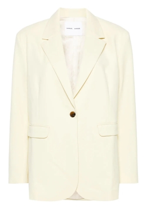 SAMSOE SAMSOE Haven single-breasted blazer - Yellow