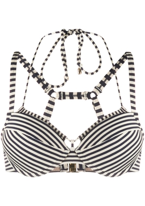 Marlies Dekkers striped push-up bikini top - Blue