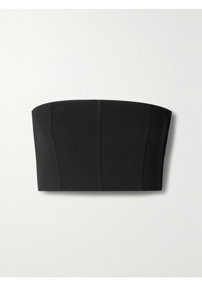 The Row - Hilde Wool-blend Bandeau Top - Black - US0,US2,US4,US6,US8,US10,US12,US14
