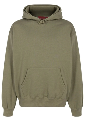 Supreme satin appliqué 'FW23 - Light Olive' hoodie - Green