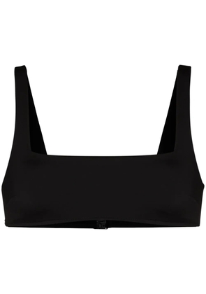 BONDI BORN Aria square-neck bikini top - Black