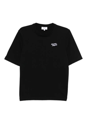 Maison Kitsuné Handwriting Embroidered T-shirt - Black