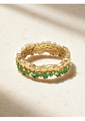 Suzanne Kalan - 18-karat Gold Emerald Ring - 6,7,8